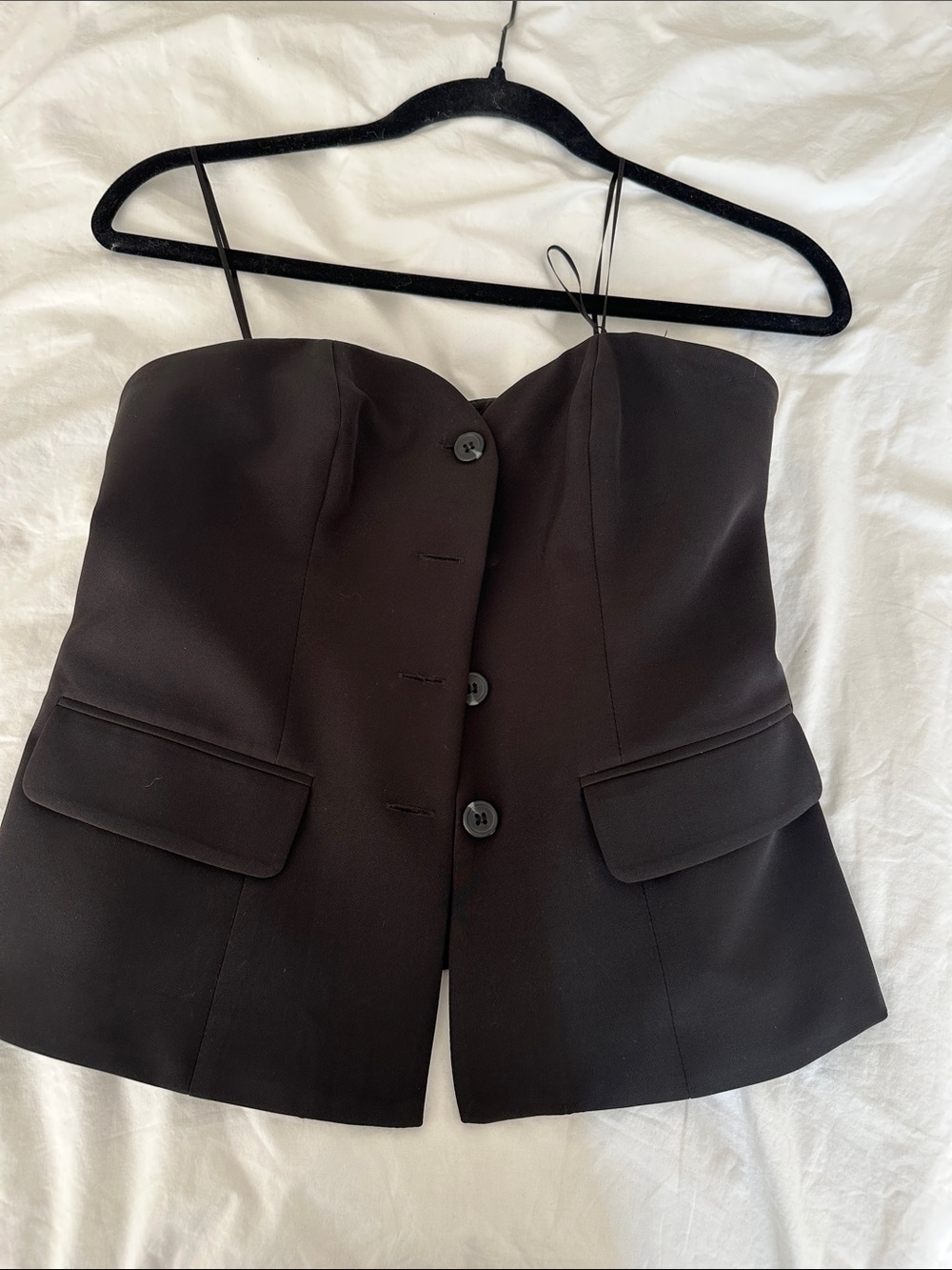Sincerely Jules Black Lined Skirt with Branded Waist Label